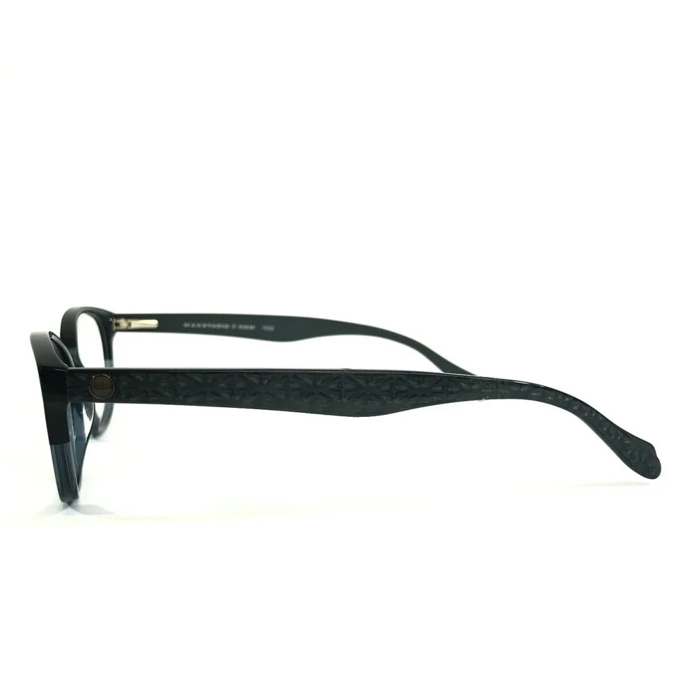 Max Studio Eyeglasses Frames ZYLOWARE 249 162Z Black Green Cat Eye 53-15-140